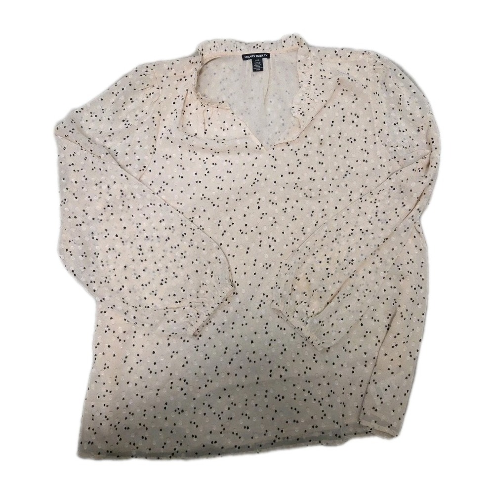 Hilary Radley Women's Blouse Top Large